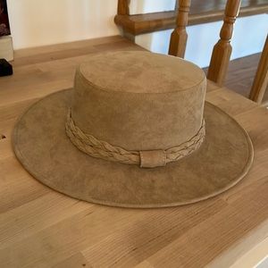 NWT Anthropologie Tan Hat